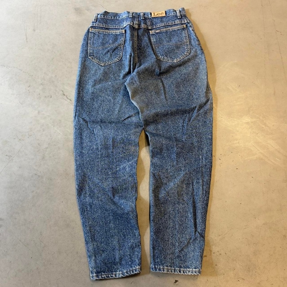 Vintage 80s Lee women's stone wash barrel fit jeans - Picture 5 of 7
